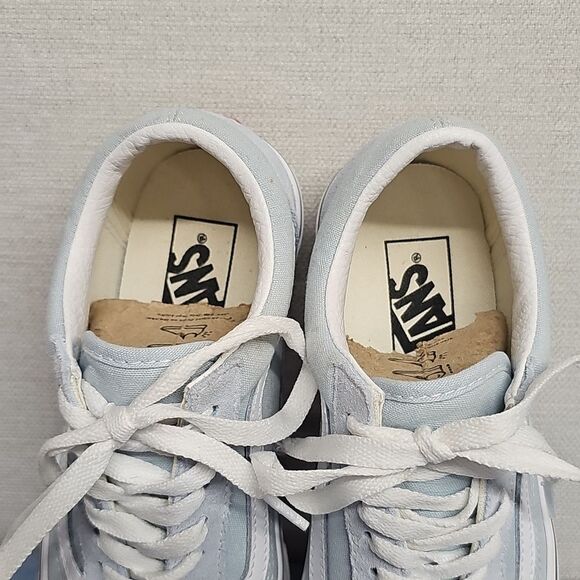 VANS OLD SKOOL LIGHT BLUE SNEAKERS BFPM-06-211 - Picture 4 of 10